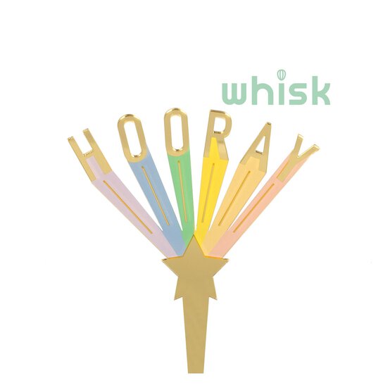 Whisk Hooray Cake Topper image number 1