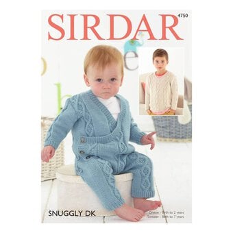 Sirdar Snuggly DK Onesie and Sweater Digital Pattern 4750