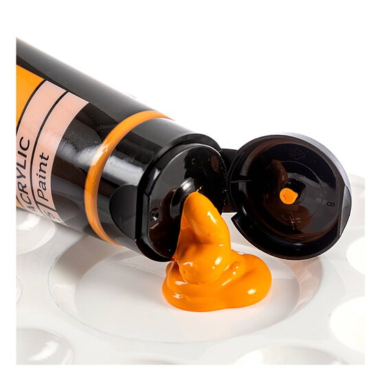 Light Orange Art Acrylic Paint 75ml image number 2