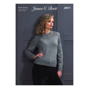 James C Brett Twinkle DK Sweater Pattern JB571