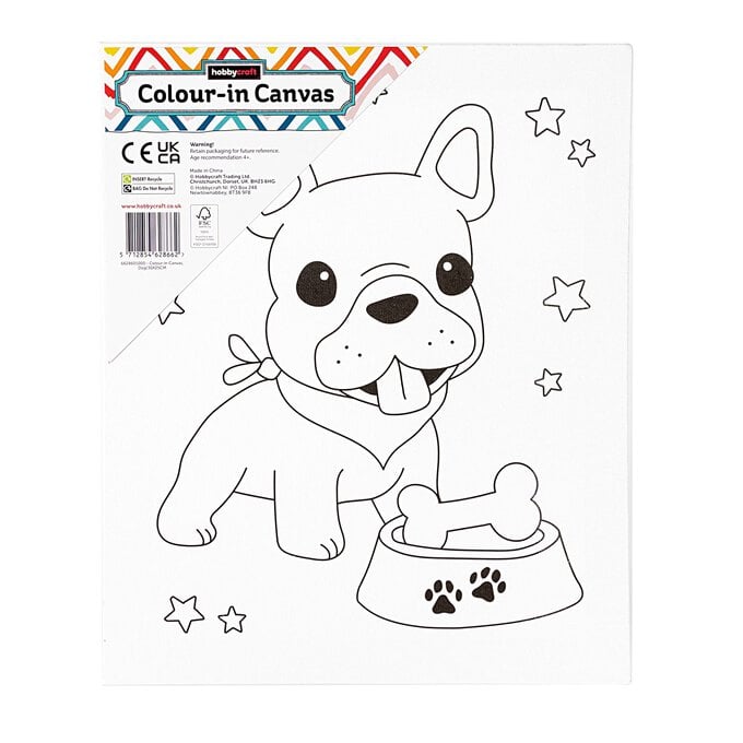 Dog Colour-in Canvas image number 1