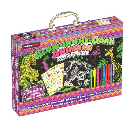 Glow-in-the-Dark Animals Activity Case image number 1