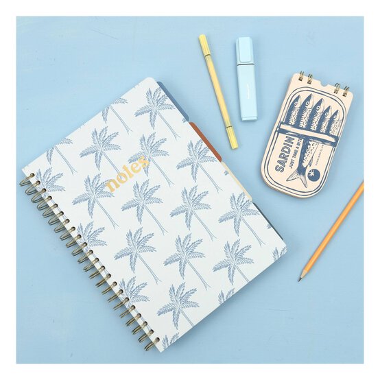 Tiki Beach Sardines Spiral Notebook image number 2