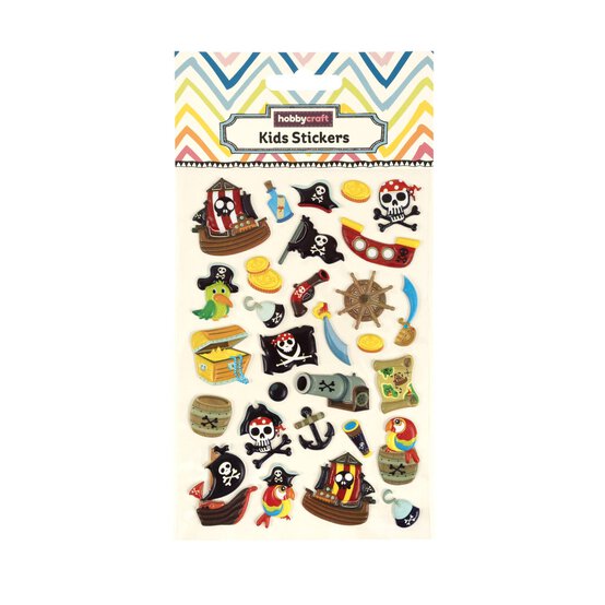 Pirate Puffy Stickers image number 4