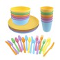 Reusable Pastel Picnic Set 6 Pack Bundle image number 1