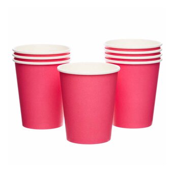 Bubblegum Paper Cups 8 Pack