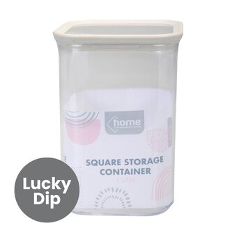 Assorted Square Storage Container 1L 