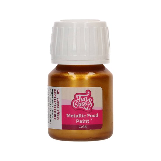 FunCakes Copper Metallic Food Paint 30ml image number 1