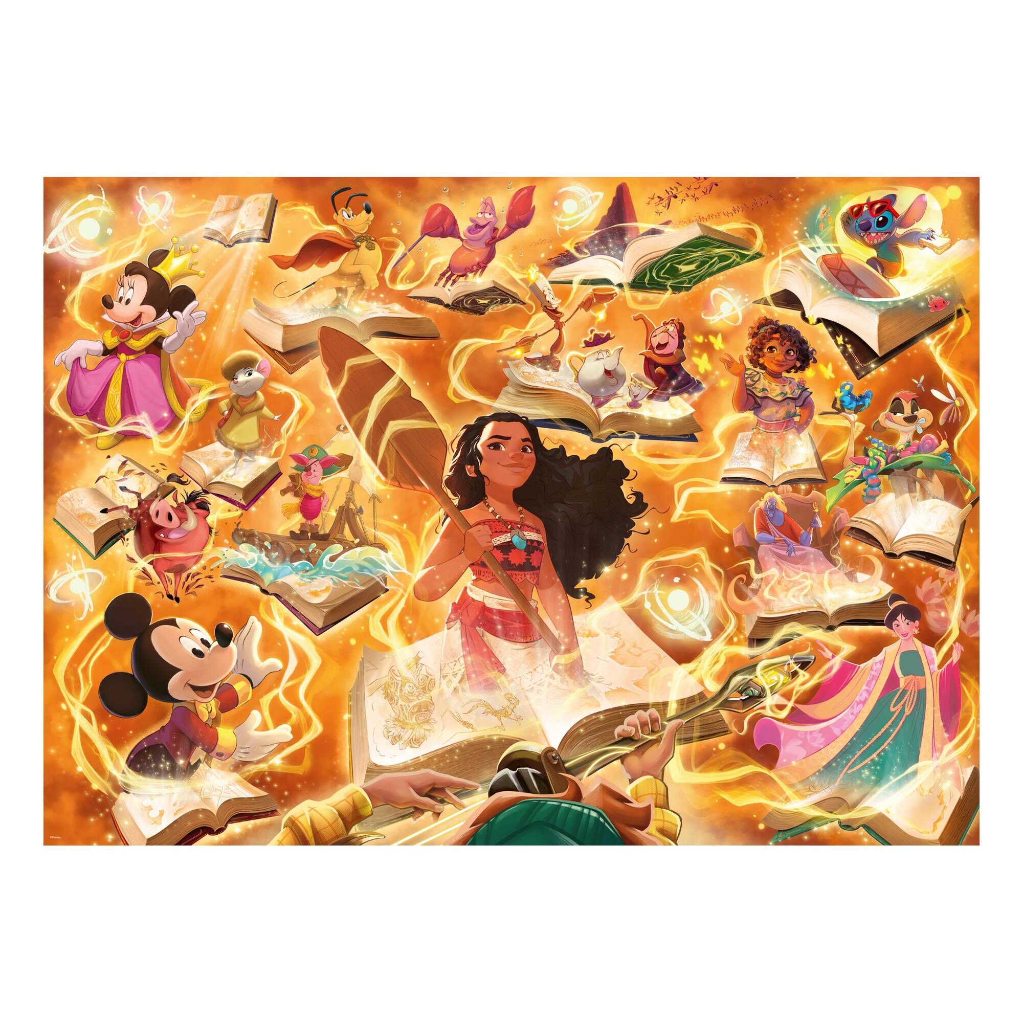 Disney Lorcana Glimmers of the Realm Amber Jigsaw Puzzle 1000 Pieces ...