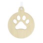 Hanging Wooden Paw Bauble Decoration 12cm image number 2