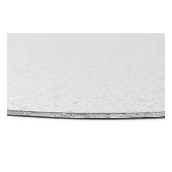 Silver Round Double Thick Card Cake Board 12 Inches