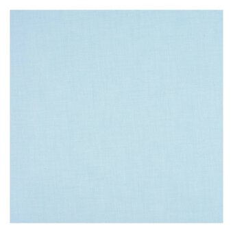 Sky Blue Cotton Oxford Chambray Fabric by the Metre image number 2