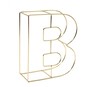 Soft Gold Wire Letter B 15cm image number 1