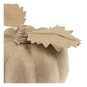 Mache Pumpkin with Leaves 13cm image number 4