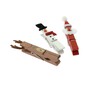 Wooden Christmas Character Pegs 12 Pack image number 3