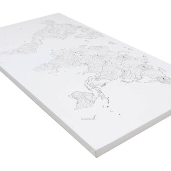 World Map Colour-In Canvas image number 3