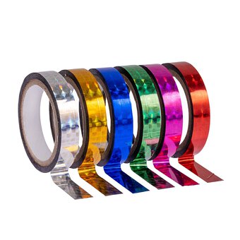 Holographic Tape 10mm x 10m 6 Pack