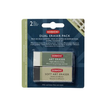 Derwent Shaped Erasers 2 Pack