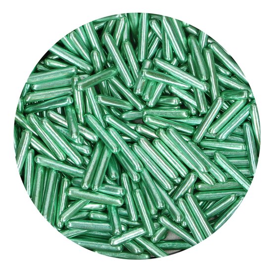 FunCakes Green Metallic Rods 70g image number 2