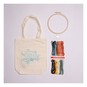 White Embroidery Tote Bag Kit image number 3