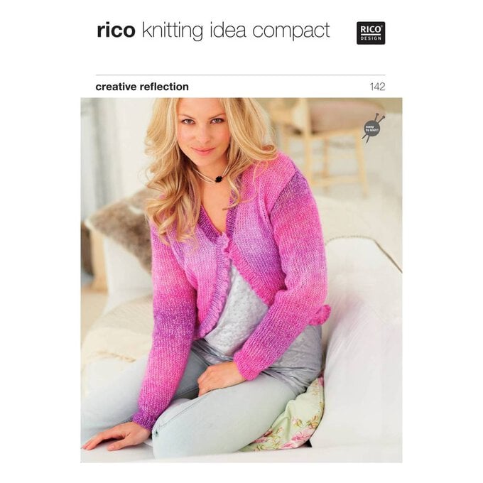 Rico Creative Reflection Ladies' Cardigans Digital Pattern 142 image number 1