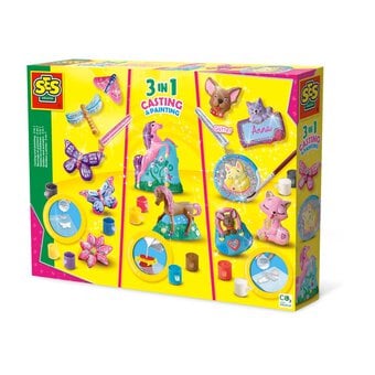 SES Creative 3-in-1 Casting and Painting Set