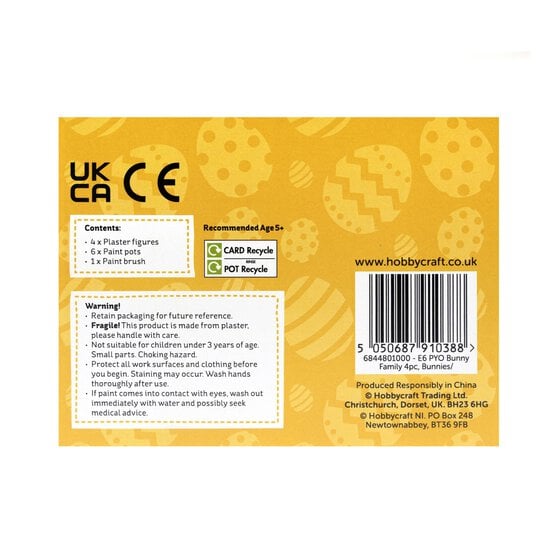 Paint Your Own Bunny Family 4 Pack image number 5