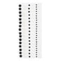 Black and White Adhesive Pearls 116 Pack image number 2