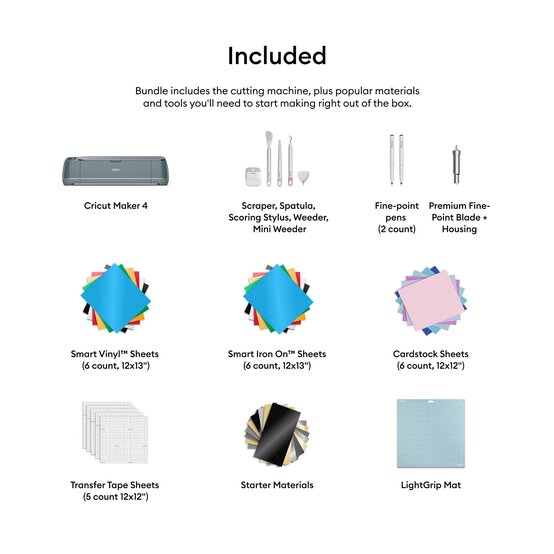 Cricut Maker 4, Essentials and EasyPress 2 Bundle image number 2