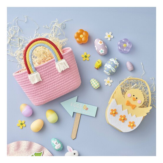 Rainbow Rope Basket  image number 2