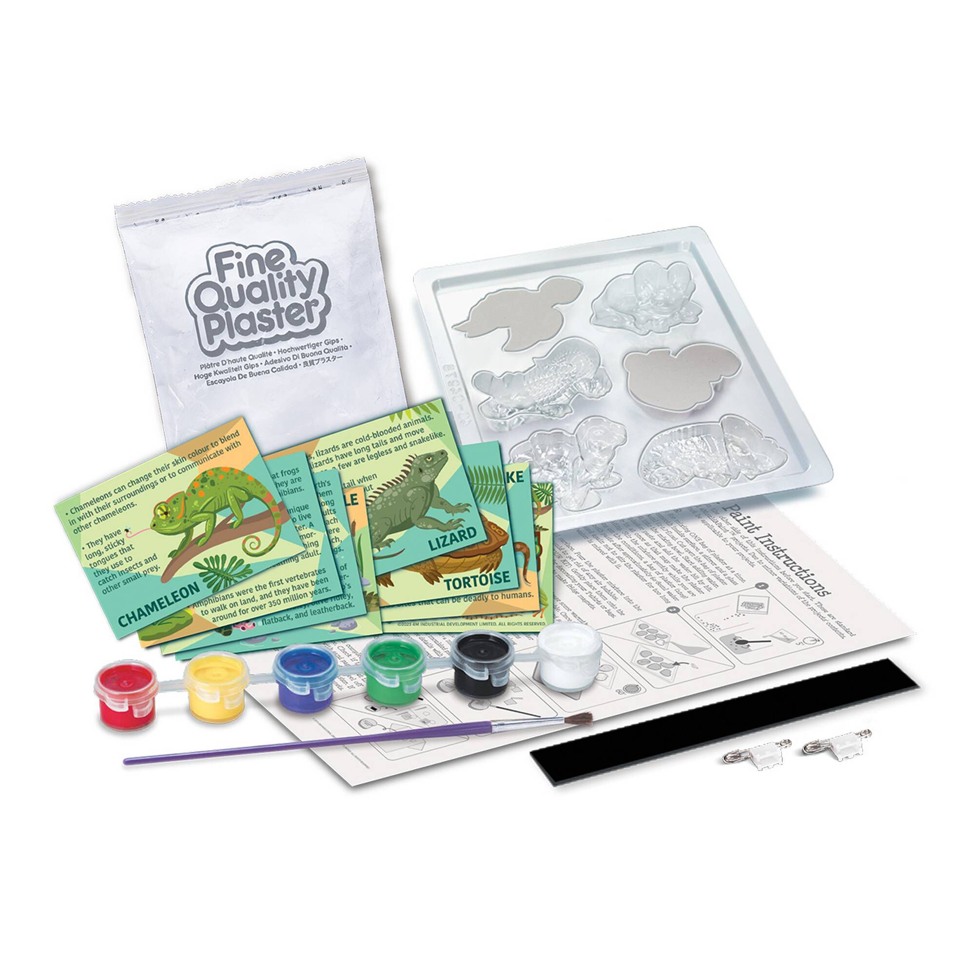 3D Reptile and Amphibian Mould and Paint Kit | Hobbycraft
