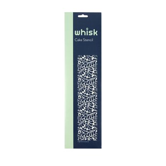 Whisk Leaves Cake Stencil
