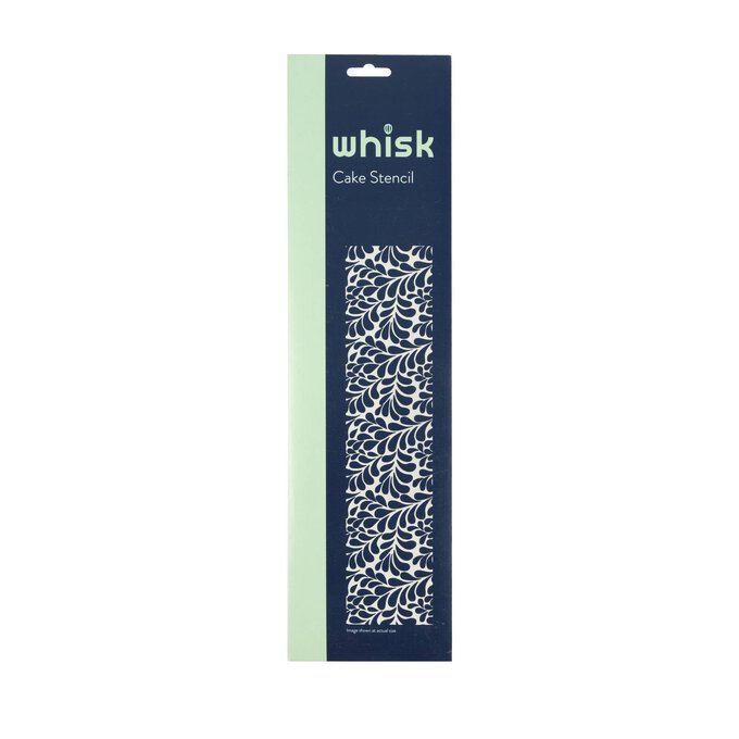 Whisk Leaves Cake Stencil image number 1