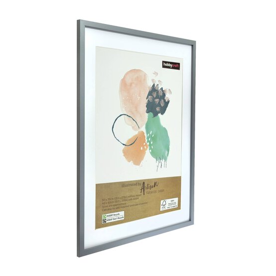 Light Grey Picture Frame 50cm x 70cm image number 1