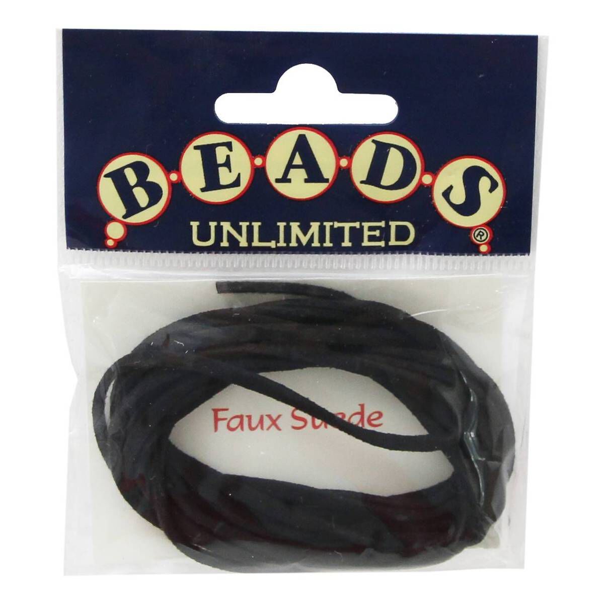 Beads Unlimited Black Suede Cord 2m Hobbycraft