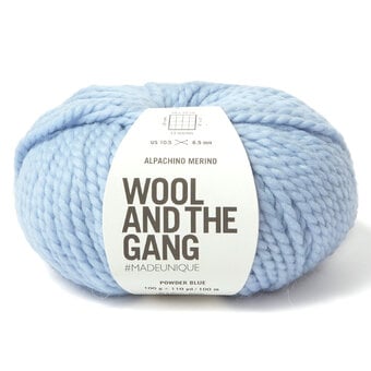 Wool and the Gang Powder Blue Alpachino Merino 100g