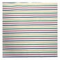 Multicolour Stripe Polycotton Fabric by the Metre image number 2