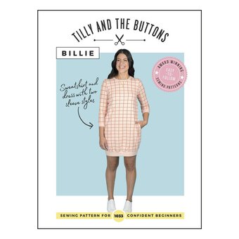 Tilly and the Buttons Billie Sweatshirt and Dress Pattern 1033