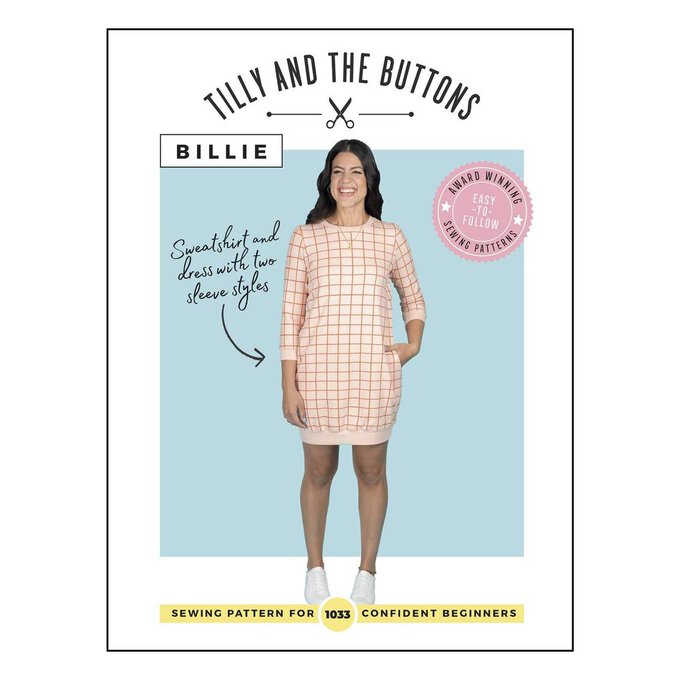 Tilly and the Buttons Billie Sweatshirt and Dress Pattern 1033 image number 1