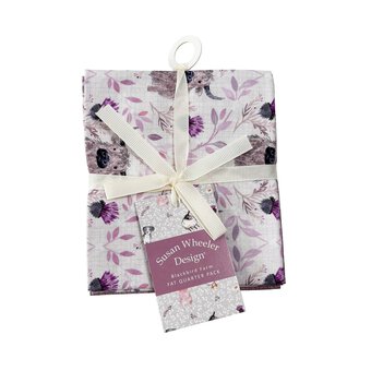 Blackbird Farm Caledonian Cow Cotton Fat Quarters 4 Pack