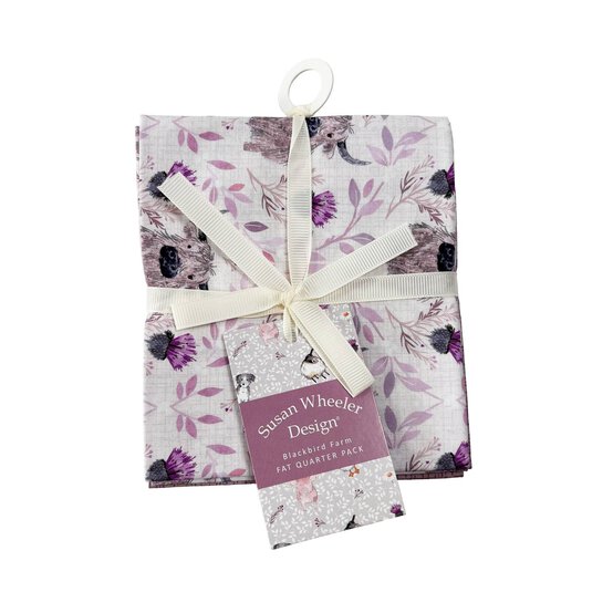 Blackbird Farm Caledonian Cow Cotton Fat Quarters 4 Pack image number 2