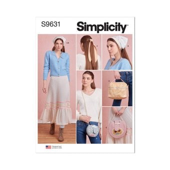 Simplicity Pettiskirt and Accessories Sewing Pattern S9631 (XS-XL)