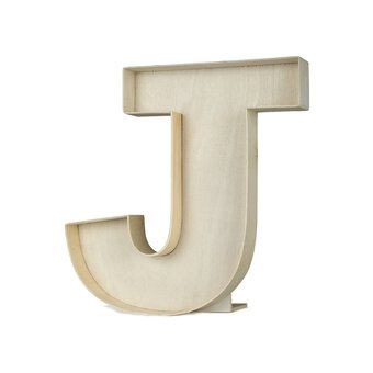 Wooden Fillable Letter Stand 4.5cm
