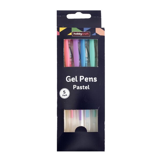 Pastel Gel Pens 5 Pack image number 3