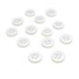 Hemline White Basic Shirt Blouse Button 13 Pack image number 1