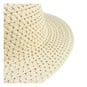 Cream Boater Hat 28cm image number 3
