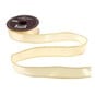 Light Gold Wire Edge Satin Ribbon 25mm x 3m image number 2