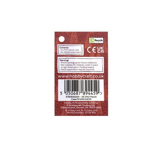 Decorate Your Own Christmas Pencil Case image number 5