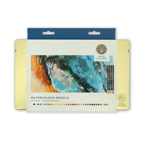 Shore & Marsh Watercolour Pencils 36 Pack image number 1