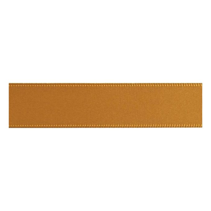 Gold Double-Faced Satin Ribbon 12mm x 5m image number 1